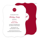 Red Circle Initials Invitations Image 1 of 12